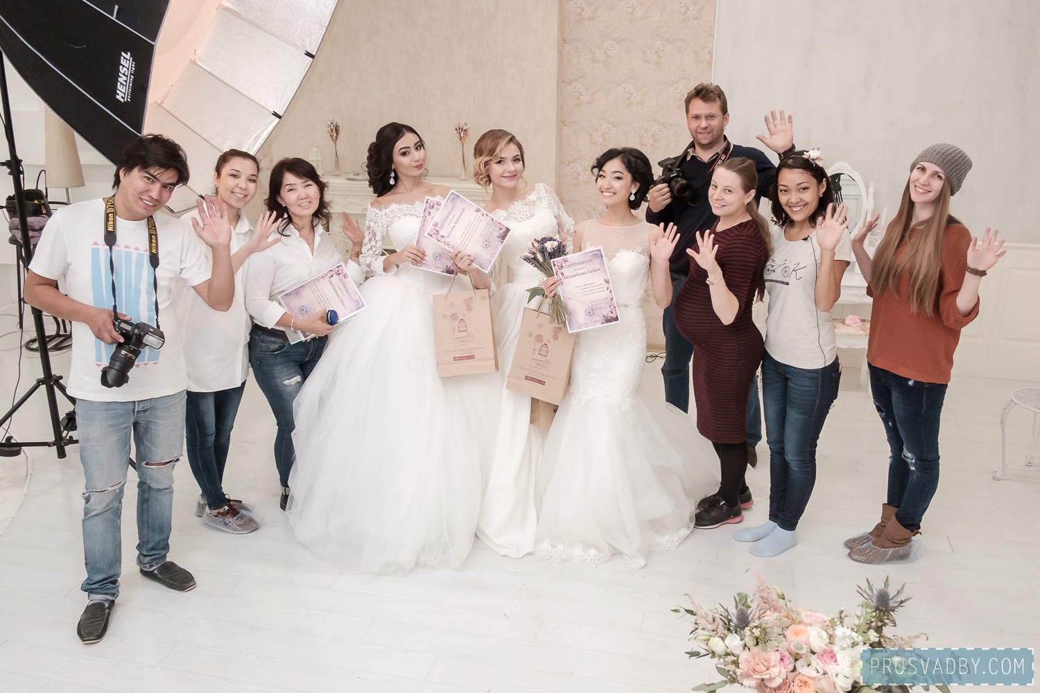 Команда профессионалов, которая сделала невест в этот день счастливыми!