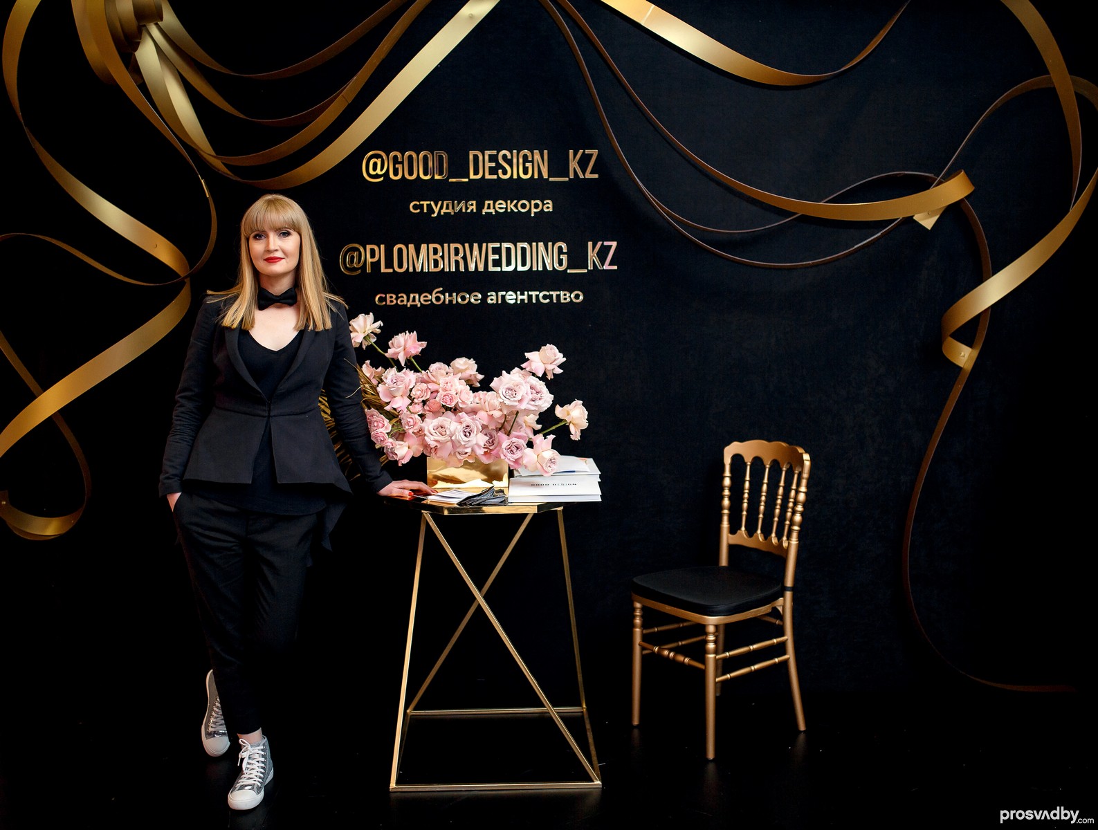 Золотой нуар от агентства @plombirwedding_kz и декор студии @good_design_kz Золотой нуар от агентства @plombirwedding_kz и декор студии @good_design_kz
