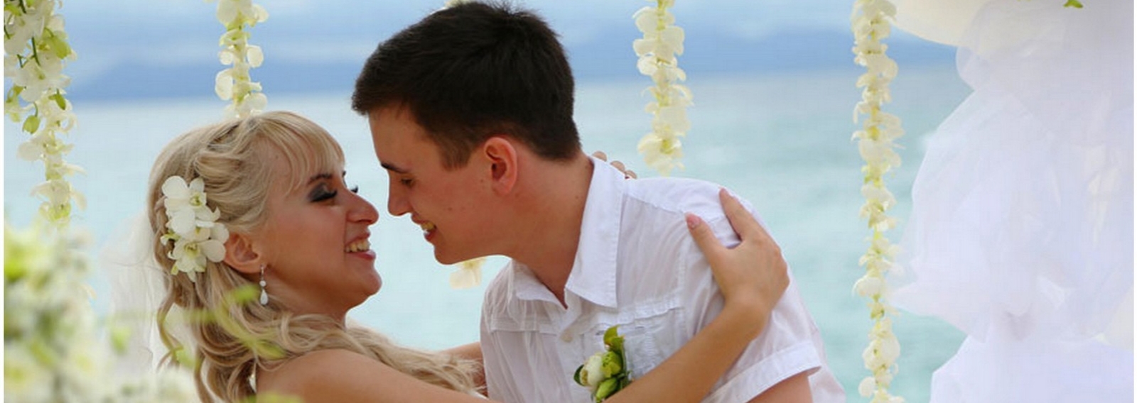 Свадьба Яны и Александра на необитаемом острове в Таиланде: море, кружево и жемчуг