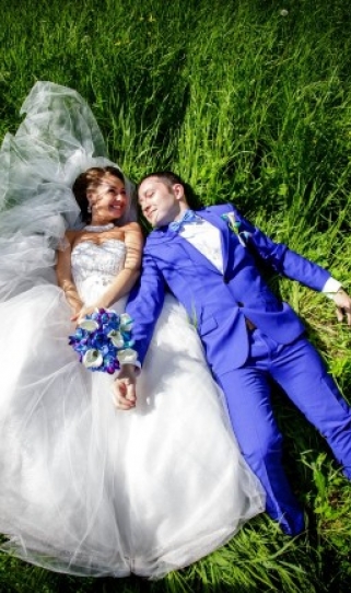 Небесно-лазурная свадьба Сергея и Дарьи 