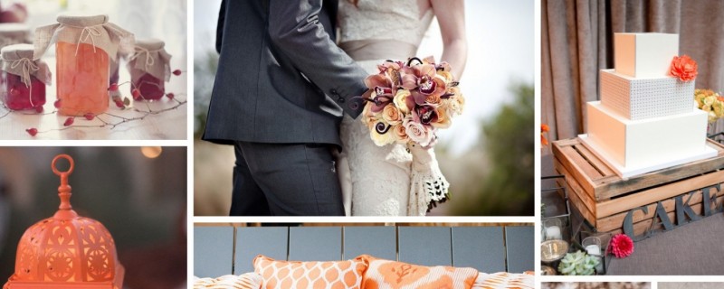 Свадебная палитра: льняной, сланцевый серый, венге, бургунди, морковно-оранжевый + бесплатные макеты вкладышей для конвертов